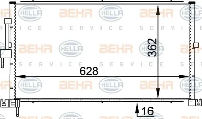 Радиатор кондиционера BEHR/HELLA/PAGID 8FC 351 318-311