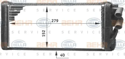 8FH 351 311-621 BEHR/HELLA/PAGID Радиатор отопителя салона