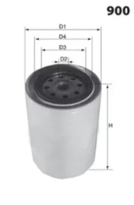 O006 MISFAT Фильтр охлаждающей жидкости