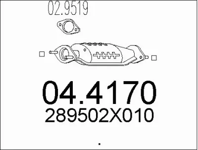 04.4170 MTS Катализатор