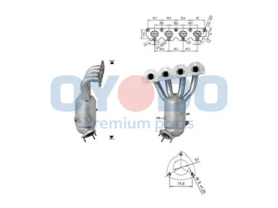 10N0077-OYO Oyodo Катализатор