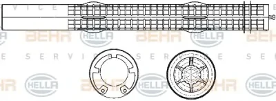 8FT 351 335-311 BEHR/HELLA/PAGID Осушитель кондиционера