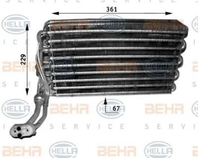 Испаритель кондиционера BEHR/HELLA/PAGID 8FV 351 210-741