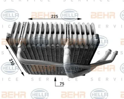 8FV 351 210-771 BEHR/HELLA/PAGID Испаритель кондиционера