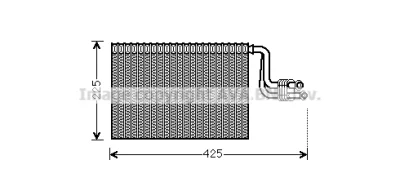 BWV364 PRASCO Испаритель, кондиционер