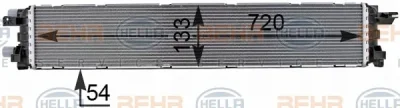 Радиатор интеркулера BEHR/HELLA/PAGID 8MK 376 701-151