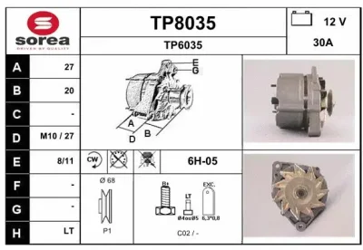 TP8035 SNRA Генератор