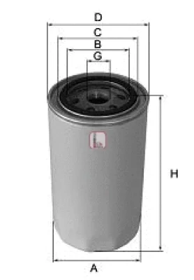 S 9006 AR SOFIMA Фильтр охлаждающей жидкости