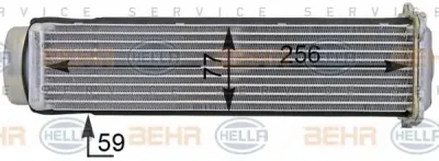 Интеркулер (радиатор интеркулера) BEHR/HELLA/PAGID 8ML 376 701-291