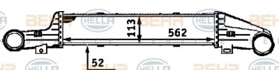 8ML 376 723-141 BEHR/HELLA/PAGID Интеркулер (радиатор интеркулера)