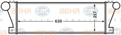 8ML 376 727-531 BEHR/HELLA/PAGID Интеркулер (радиатор интеркулера)