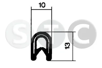 Уплотнение двери STC T400605