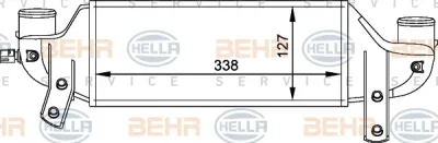 8ML 376 765-001 BEHR/HELLA/PAGID Интеркулер (радиатор интеркулера)