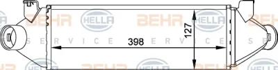 8ML 376 765-011 BEHR/HELLA/PAGID Интеркулер (радиатор интеркулера)