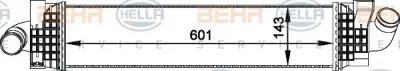 8ML 376 765-031 BEHR/HELLA/PAGID Интеркулер (радиатор интеркулера)