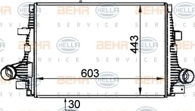 Интеркулер (радиатор интеркулера) BEHR/HELLA/PAGID 8ML 376 765-061