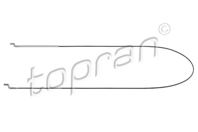 102 923 TOPRAN Трос, регулировка спинки сидения
