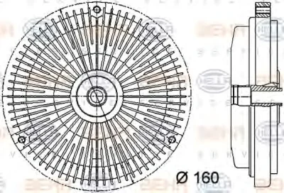 8MV 376 732-001 BEHR/HELLA/PAGID Вентилятор охлаждения радиатора (двигателя)