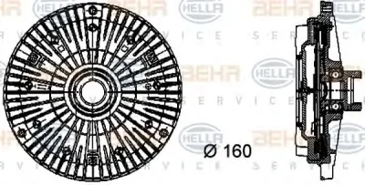 8MV 376 732-081 BEHR/HELLA/PAGID Вентилятор охлаждения радиатора (двигателя)