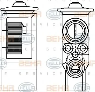 Расширительный клапан кондиционера BEHR/HELLA/PAGID 8UW 351 234-111