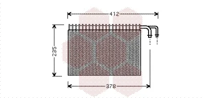 0600V268 VAN WEZEL Испаритель, кондиционер