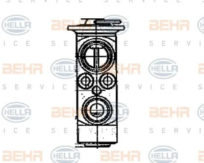 8UW 351 239-291 BEHR/HELLA/PAGID Расширительный клапан кондиционера