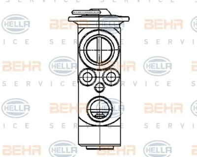 8UW 351 239-361 BEHR/HELLA/PAGID Расширительный клапан кондиционера