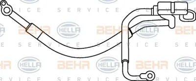 9GS 351 331-311 BEHR/HELLA/PAGID Трубка кондиционера
