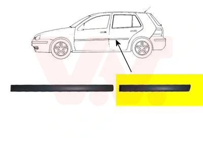 5888425 VAN WEZEL Облицовка / защитная накладка, дверь