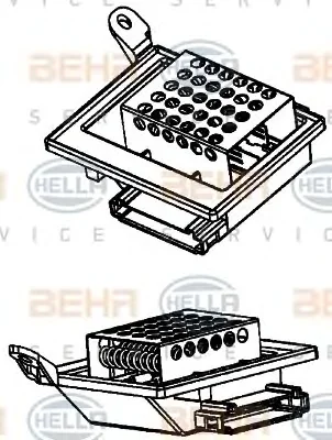 Резистор печки (отопителя) BEHR/HELLA/PAGID 9ML 351 332-201