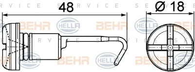 Крышка радиатора BEHR/HELLA/PAGID 9NS 376 747-011