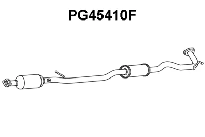 PG45410F VENEPORTE Сажевый / частичный фильтр, система выхлопа ОГ