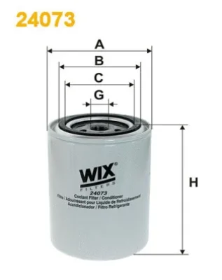 24073 WIX Фильтр охлаждающей жидкости
