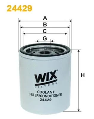 24429 WIX Фильтр охлаждающей жидкости