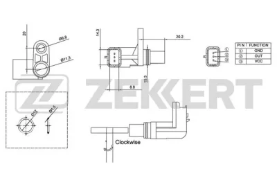 SE-5001 ZEKKERT Блок управления, управление двигателем