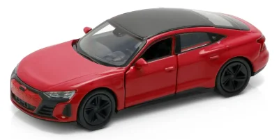 Инерционный автомобиль Audi e-tron GT Pullback, Tango Red, Scale 1:38 VAG 3202100100
