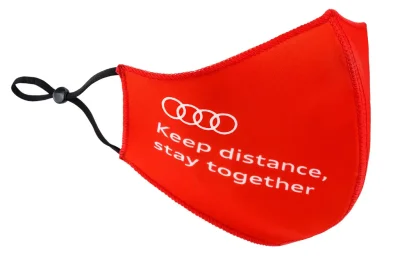 Набор из двух масок Audi mouth-nose-mask, red/ grey VAG 3132003000