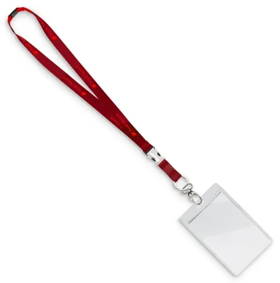 Шнурок с карабином для ключей или бейджа Audi Sport Lanyard, Red VAG 3181900400