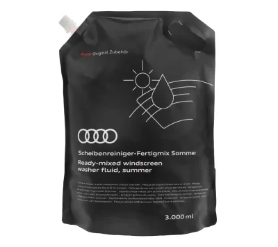 Летняя жидкость стеклоомывателя Audi Ready-mixed windscreen washer fluid summer, 3 l VAG 4M8096323020