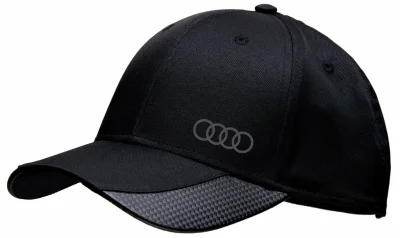 Бейсболка Audi Rings Unisex Baseball Сap, Carbon Black VAG FKBCAIB