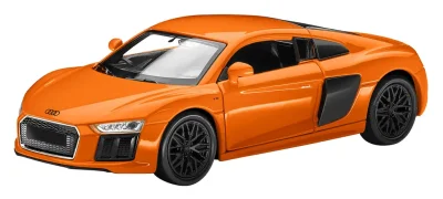 Инерционный автомобиль Audi R8 V10 Pullback, Scale 1:38, Solar Orange VAG 3201910010