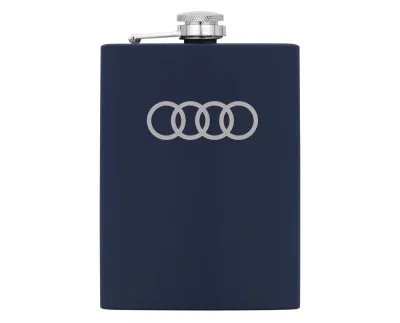 Фляжка Audi Flask, Stainless Steel, Soft-touch Coating, Dark Blue VAG 32923A2540