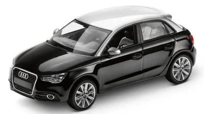 Модель Audi A1 Sportback, Phantom black, Scale 1 43 VAG 5011201033