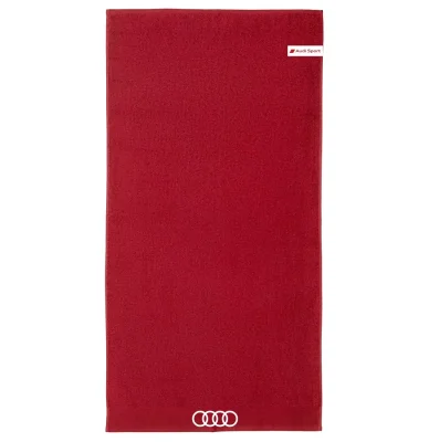 Банное полотенце Audi Sport Bath Towel, L-size, Red VAG 31323A2500