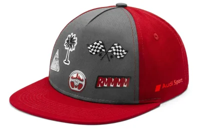 Детская бейсболка Audi Sport Baseball Cap, Infants, grey/red VAG 3201901000