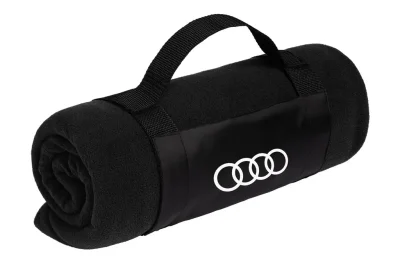 Флисовый плед Audi Sport Fleece Blanket, Black VAG 32923A2550