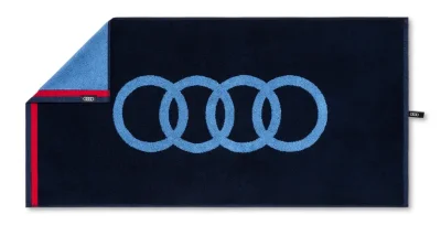 Полотенце для рук Audi Hand Towel, Dark Blue VAG 3132100300