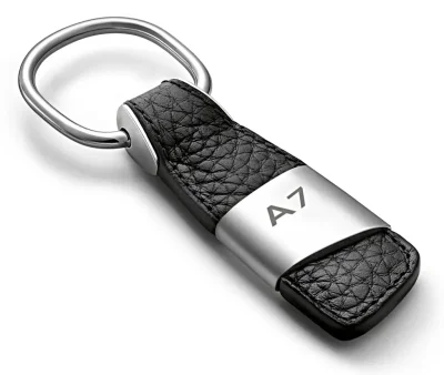 Брелок Audi A7 Key ring leather VAG 3181400207