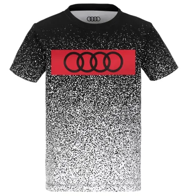 Футболка для мальчиков Audi Shirt Boys, Infants, black/red/white VAG 3202000204