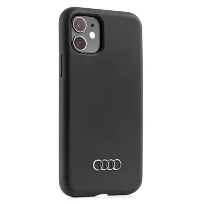 Чехол Audi для Apple iPhone 11 Case Audi Rings, Black VAG 3222000200